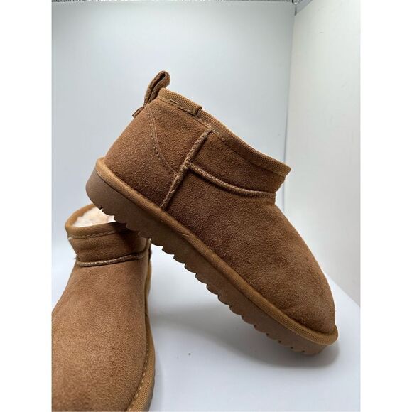 CUSHIONAIRE Women's pull on boot 6.5 CHESTNUT - Picture 6 of 8